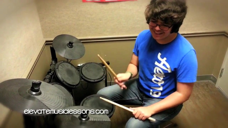 Patrick working on 8th notes on the off-beat